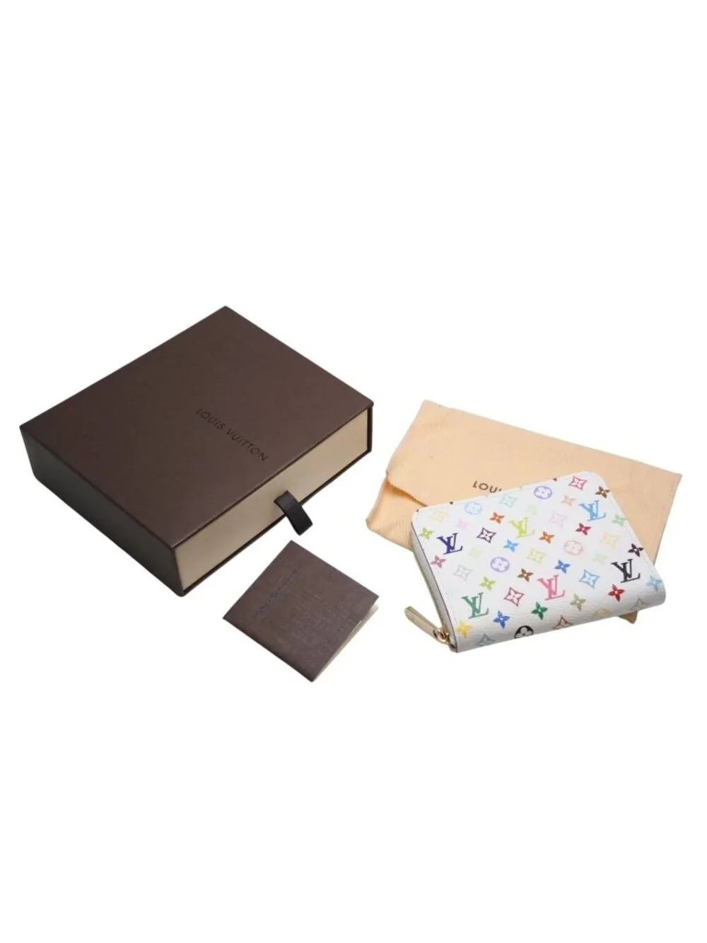 Louis Vuitton Zippy Coin Purse Monogram Multicolor Takashi Murakami